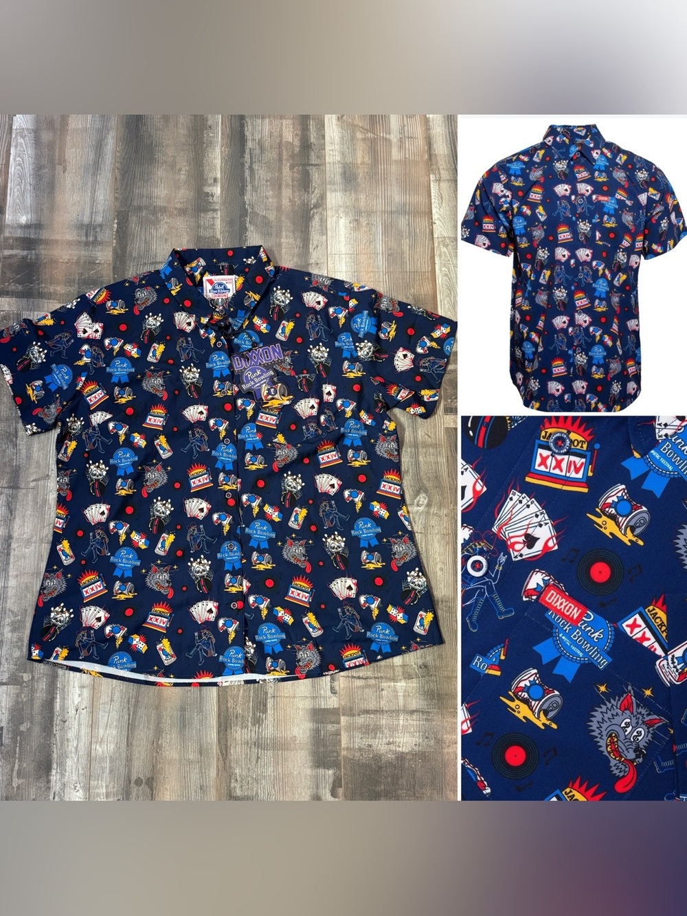 DIXXON PUNK ROCK BOWLING SHIRT W2X